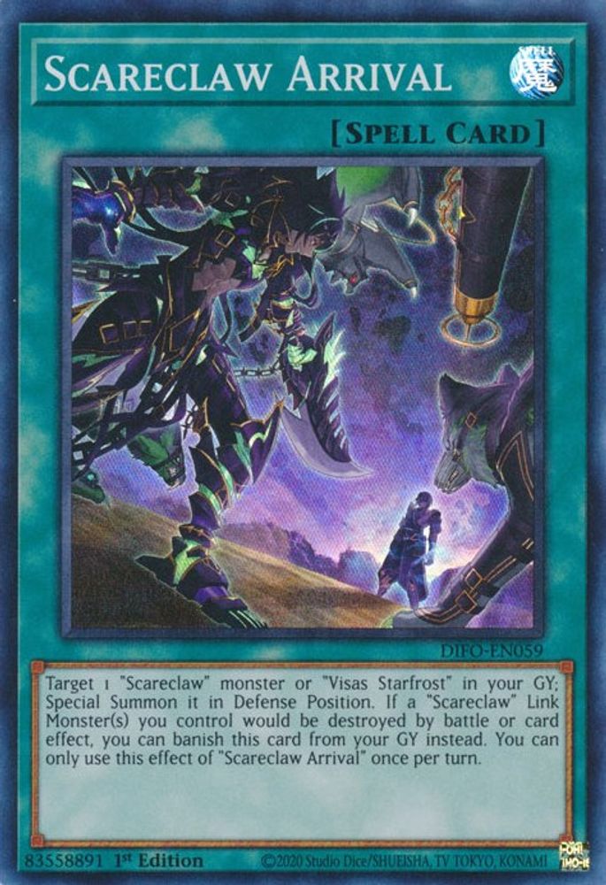 Scareclaw Arrival (DIFO-EN059) - Super Rare