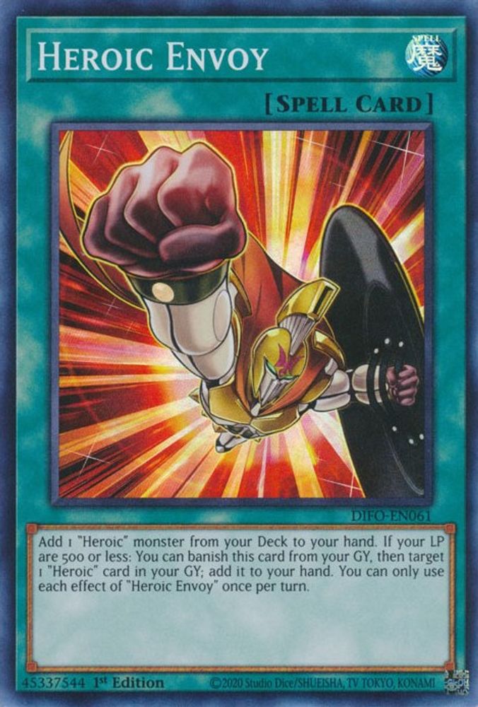 Heroic Envoy (DIFO-EN061) - Super Rare