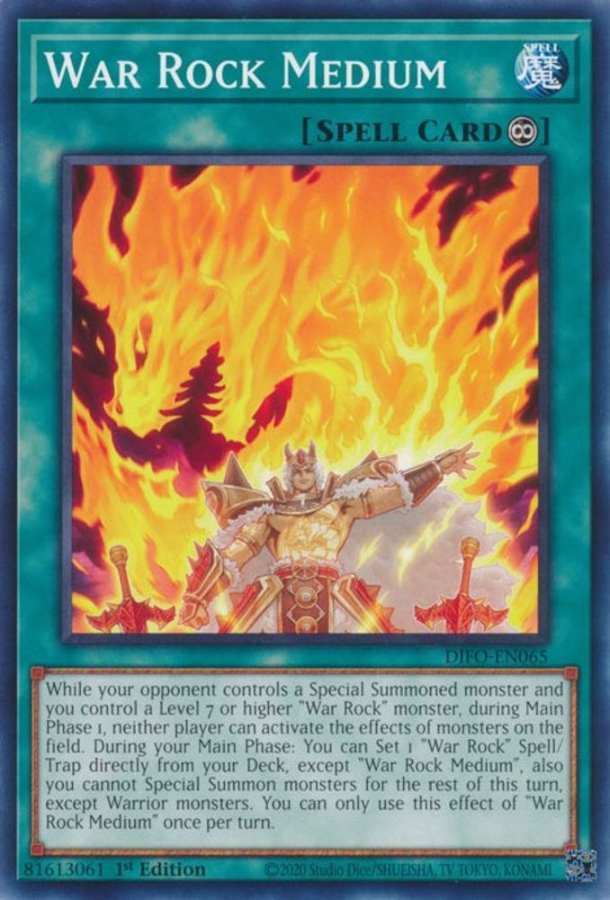 War Rock Medium (DIFO-EN065) - Common