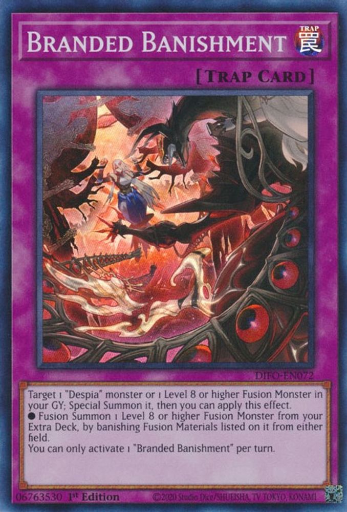 Branded Banishment (DIFO-EN072) - Super Rare