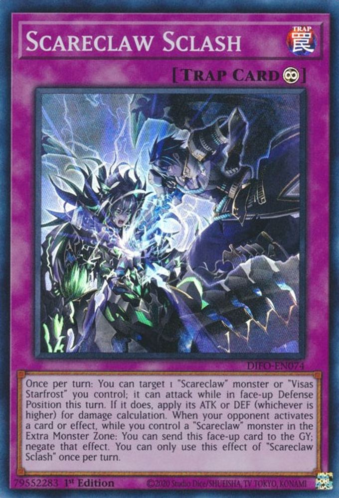 Scareclaw Sclash (DIFO-EN074) - Super Rare