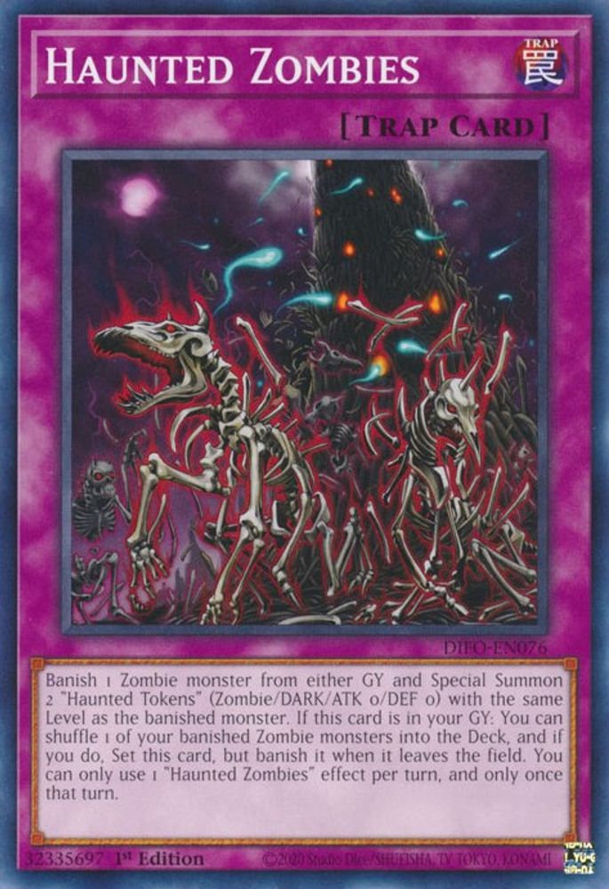 Haunted Zombies (DIFO-EN076) - Common