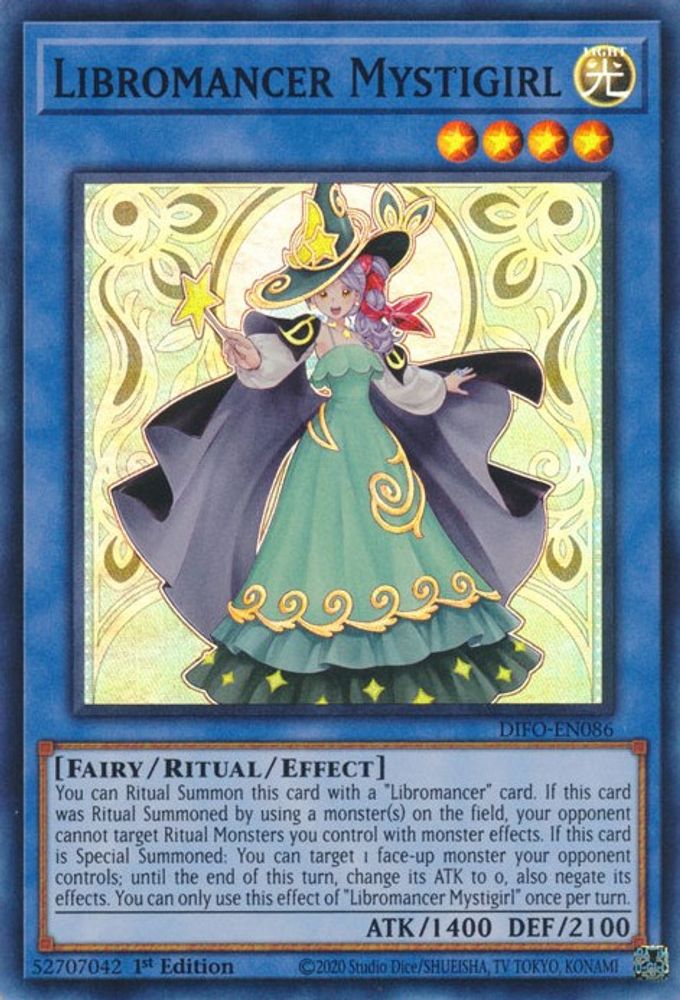 Libromancer Mystigirl (DIFO-EN086) - Super Rare
