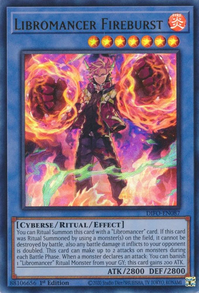 Libromancer Fireburst (DIFO-EN087) - Ultra Rare
