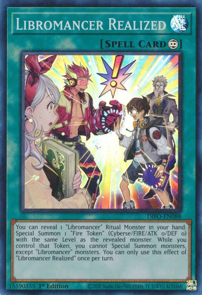 Libromancer Realized (DIFO-EN088) - Super Rare