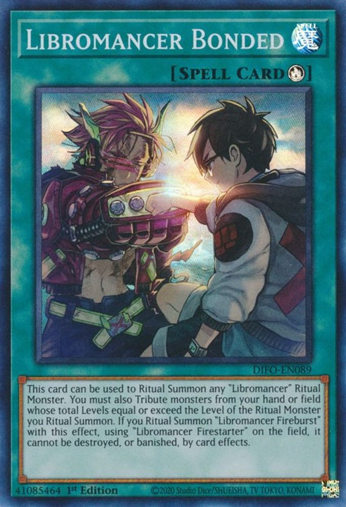 Libromancer Bonded (DIFO-EN089) - Super Rare