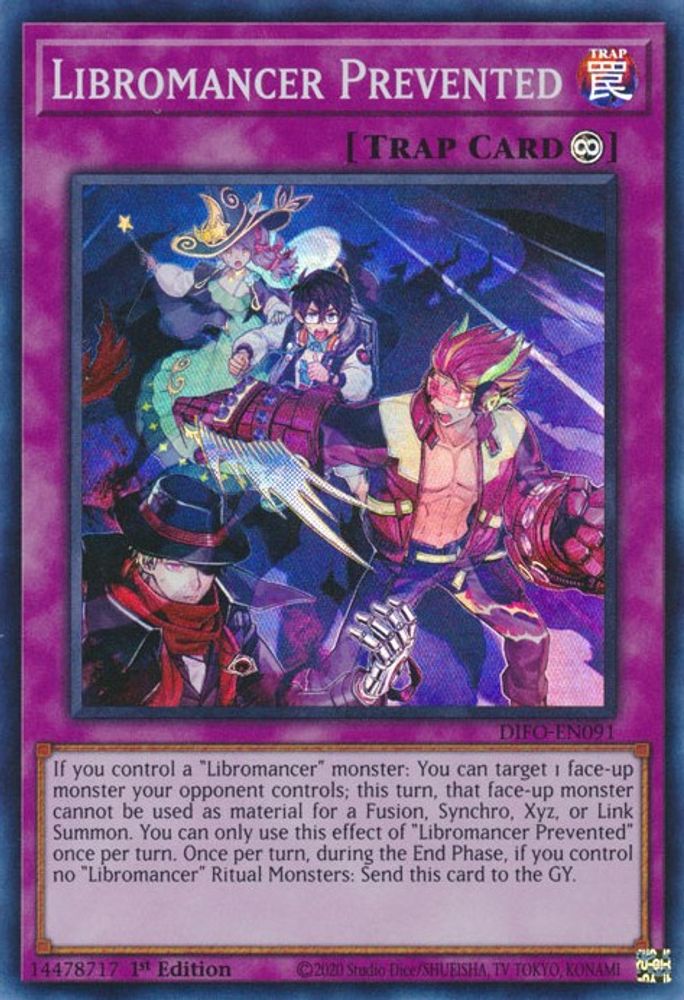 Libromancer Prevented (DIFO-EN091) - Super Rare
