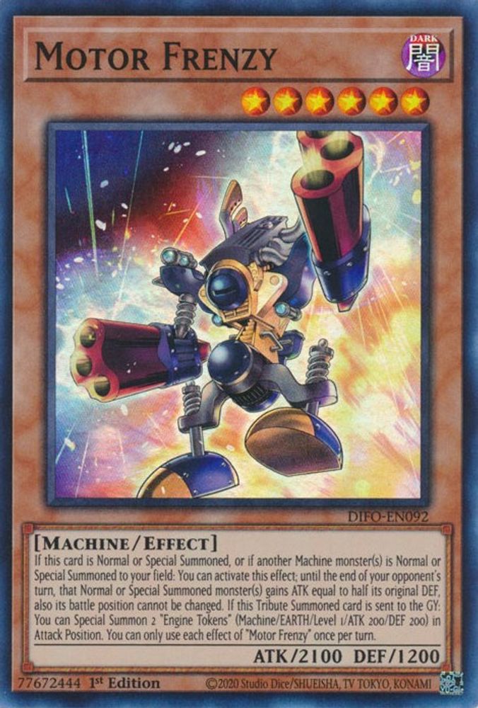 Motor Frenzy (DIFO-EN092) - Super Rare