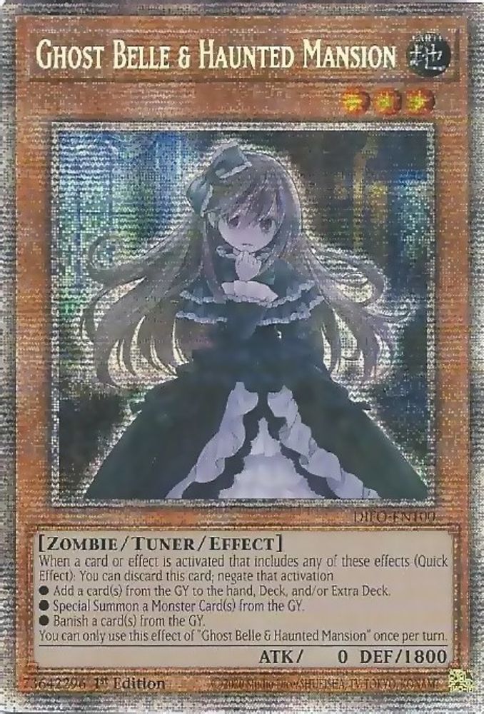 Ghost Belle & Haunted Mansion (Starlight Rare) (DIFO-EN100) - Starlight Rare