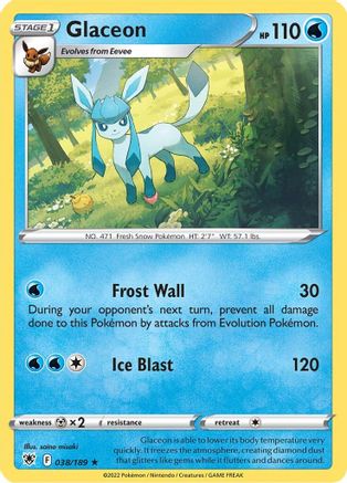 Glaceon 038  - Rare