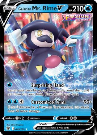Galarian Mr. Rime V 049  - Holofoil - Ultra Rare