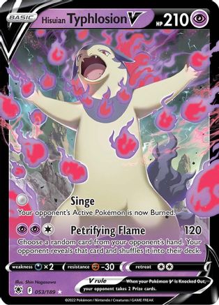 Hisuian Typhlosion V 053  - Holofoil - Ultra Rare