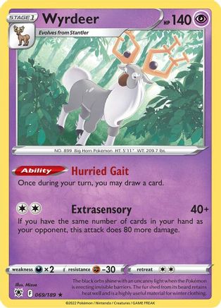 Wyrdeer 069  - Holofoil - Holo Rare