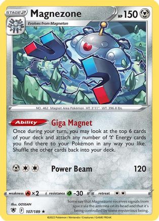 Magnezone 107  - Holofoil - Holo Rare