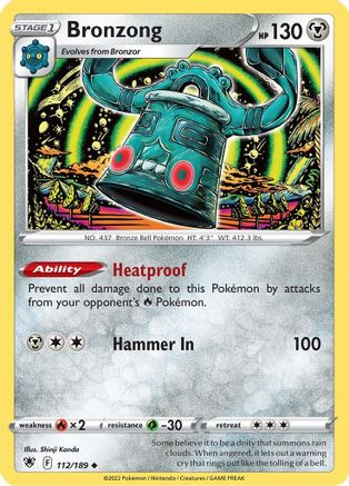 Bronzong 112  - Uncommon