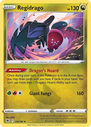 Regidrago 118  - Rare