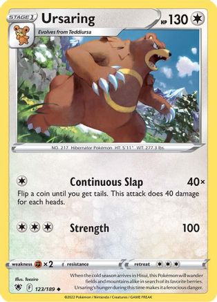 Ursaring 123  - Uncommon