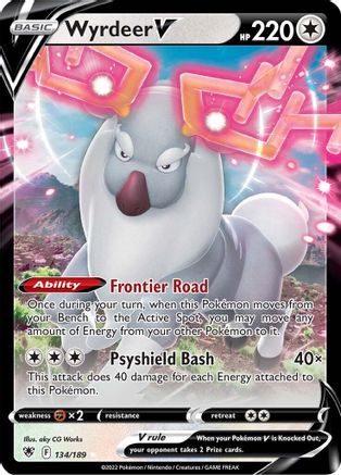 Wyrdeer V 134  - Holofoil - Ultra Rare