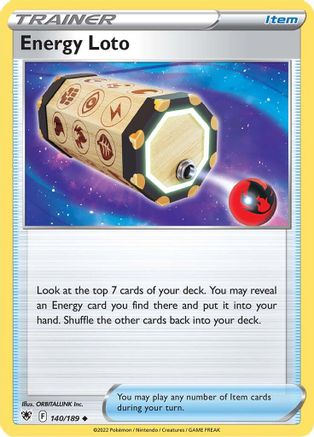 Energy Loto 140  - Uncommon