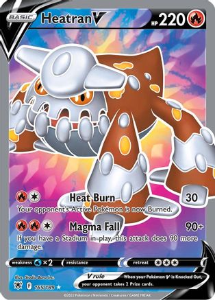 Heatran V (Full Art) 165  - Holofoil - Ultra Rare