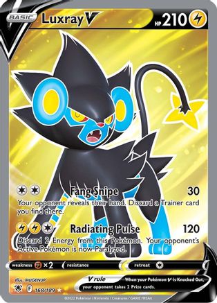 Luxray V (Full Art) 168  - Holofoil - Ultra Rare