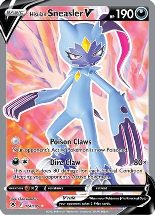 Hisuian Sneasler V (Full Art) 174  - Holofoil - Ultra Rare