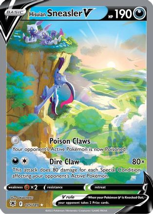Hisuian Sneasler V (Alternate Full Art) 175  - Holofoil - Ultra Rare