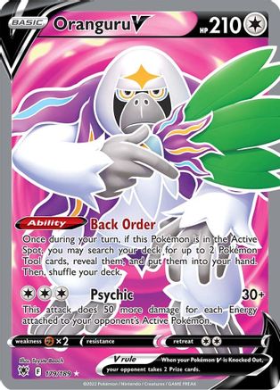 Oranguru V (Full Art) 179  - Holofoil - Ultra Rare