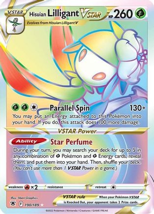 Hisuian Lilligant VSTAR (190/189) [Épée et bouclier : Radiance astrale] 