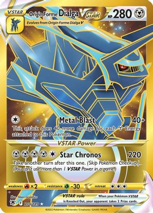 Origin Forme Dialga VSTAR (Secret) 210/189  - Holofoil - Secret Rare