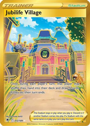 Jubilife Village (Secret) 212  - Holofoil - Secret Rare