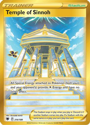 Temple of Sinnoh (Secret) 214  - Holofoil - Secret Rare