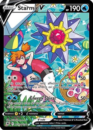 Starmie V TG13  - Holofoil - Ultra Rare