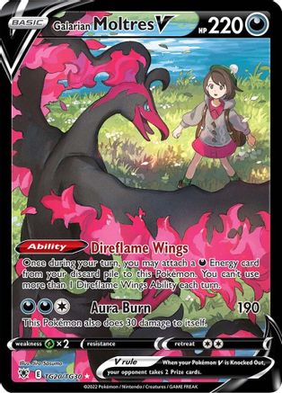 Galarian Moltres V TG20  - Holofoil - Ultra Rare