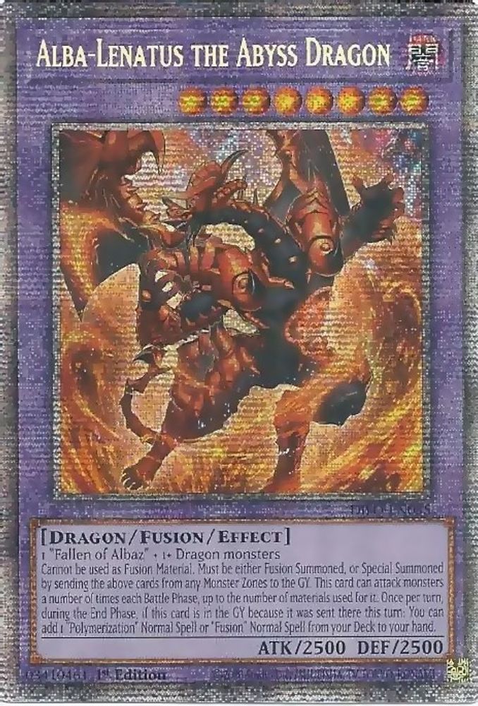 Alba-Lenatus the Abyss Dragon (Starlight Rare) (DIFO-EN035) - Starlight Rare