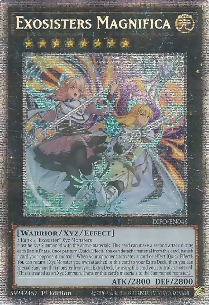 Exosisters Magnifica (Starlight Rare) (DIFO-EN046) - Starlight Rare
