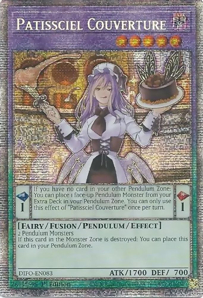 Patissciel Couverture (Starlight Rare) (DIFO-EN083) - Starlight Rare