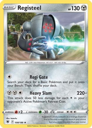 Registeel 108  - Rare