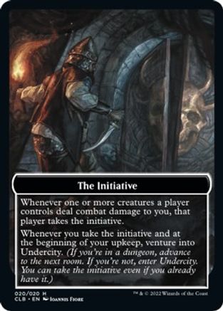 The Initiative // Undercity Double-Sided Token (CLB-020) - Commander Legends: Battle for Baldur's Gate Foil