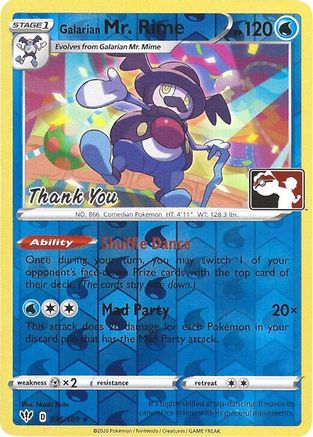 Galarien M. Rime (036/189) (Merci Promo) [Sword &amp; Shield: Darkness Ablaze] 