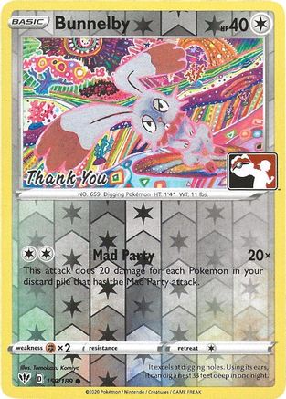 Bunnelby (150/189) (Merci Promo) [Épée et Bouclier : Ténèbres Ablaze] 