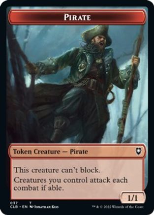 Pirate // Goblin Double-sided Token (CLB-) - Commander Legends: Battle for Baldur's Gate