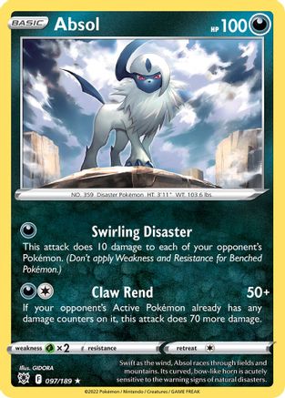 Absol 097/189  - Rare