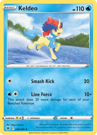 Keldeo - 045/189/189  - Rare