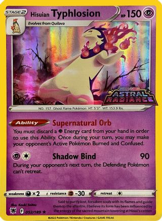 Hisuian Typhlosion (GameStop Exclusive) 052/189  - Holofoil - Promo