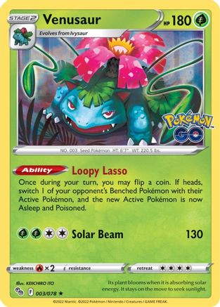 Venusaur 003  - Holofoil - Holo Rare