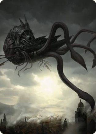 Nautiloid Ship Art Card (ASCLB-080) - Art Series: Commander Legends: Battle for Baldur's Gate