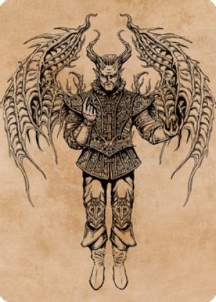 Raphael, Fiendish Savior Art Card (75/81) (ASCLB-075) - Art Series: Commander Legends: Battle for Baldur's Gate