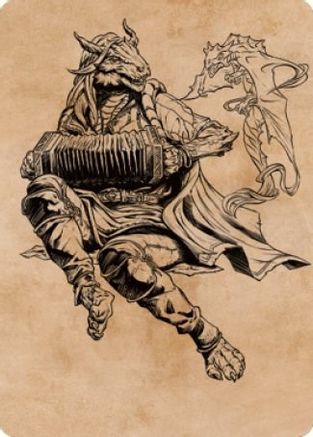 Korlessa, Scale Singer Art Card (ASCLB-068) - Art Series: Commander Legends: Battle for Baldur's Gate