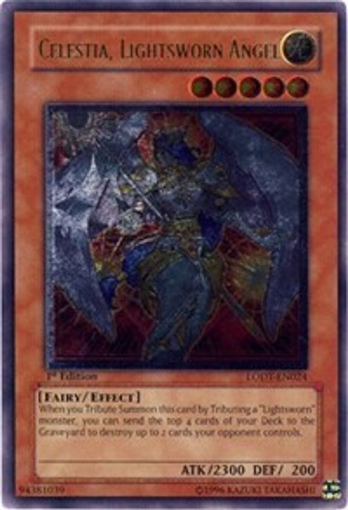 Celestia, Lightsworn Angel (UTR) (LODT-EN024) - Ultimate Rare